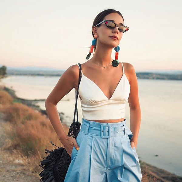 2021 new female singiny summer y2k neck solid back skinny short sweater off shoulder tank 9vaw, White
2021 new female singiny summer y2k neck solid back skinny short sweater off shoulder tank 9vaw, White