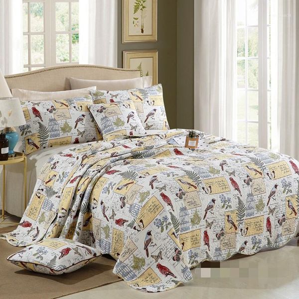 american style 3pcs bird patchwork quilt full/ size cotton clip printing bed cover/bedspread an1
american style 3pcs bird patchwork quilt full/ size cotton clip printing bed cover/bedspread an1