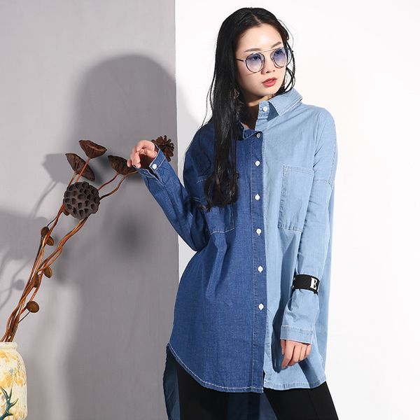 lanmrem 2020 autumn single button patchwork denim coat personality pocket for women fashion jacket batwing full sleeve ma70505 1028, Tan;black
lanmrem 2020 autumn single button patchwork denim coat personality pocket for women fashion jacket batwing full sleeve ma70505 1028, Tan;black