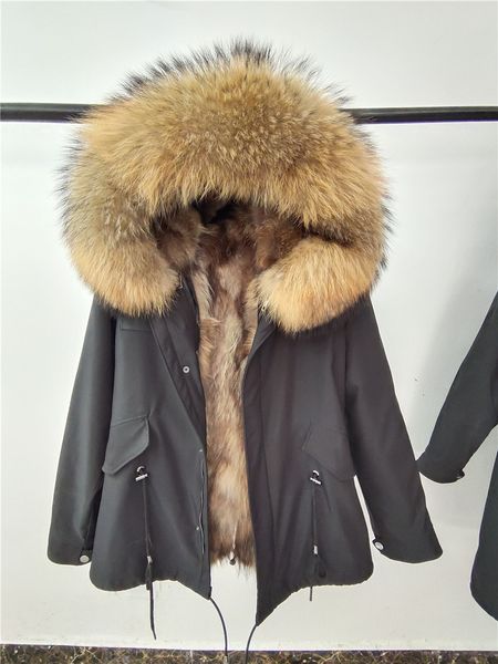 parka men winter jacket hooded nature raccoon lining jackets man real fur coat 201014, Black
parka men winter jacket hooded nature raccoon lining jackets man real fur coat 201014, Black