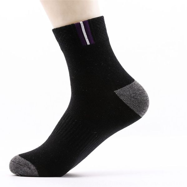men's spring 2020 cotton sweat wicking sports and medium tube men's socks striped socks ljbyl, Black
men's spring 2020 cotton sweat wicking sports and medium tube men's socks striped socks ljbyl, Black