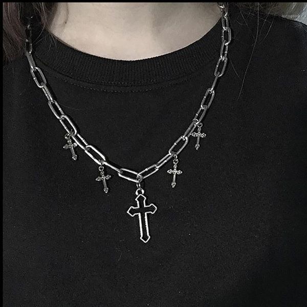 chokers vintage hip hop cross metal pendant necklace jesus punk choker cool statement jewelry chain kitting for 1, Golden;silver
chokers vintage hip hop cross metal pendant necklace jesus punk choker cool statement jewelry chain kitting for 1, Golden;silver