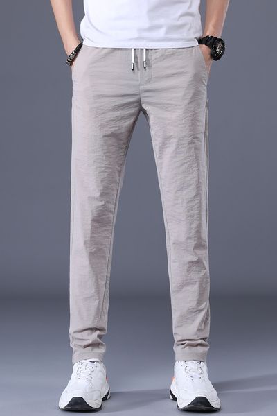 spring new casual ice silk casual pants men's straight elastic spring summer thin korean slim legged men's pants ekhuz, Blue
spring new casual ice silk casual pants men's straight elastic spring summer thin korean slim legged men's pants ekhuz, Blue