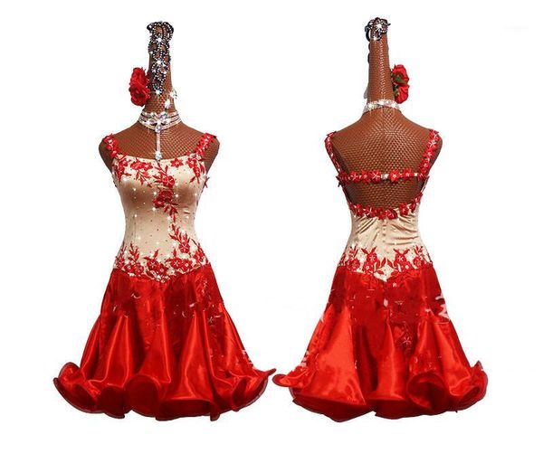 new latin dance dress women competition costumes high-end custom red slim fishbone embroidered skirts1, Black;red
new latin dance dress women competition costumes high-end custom red slim fishbone embroidered skirts1, Black;red