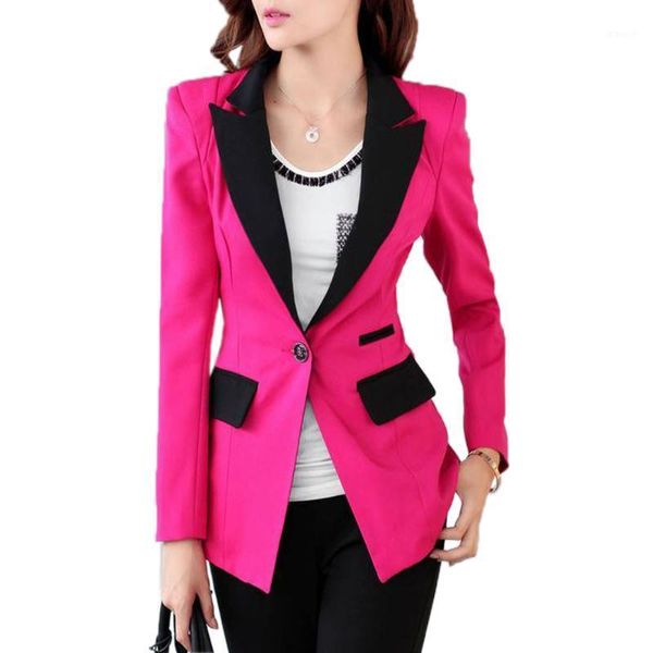 elegant blazer women coat patchwork pocket single button long sleeve slim jacket coat female women clothing suit blazer1, White;black
elegant blazer women coat patchwork pocket single button long sleeve slim jacket coat female women clothing suit blazer1, White;black