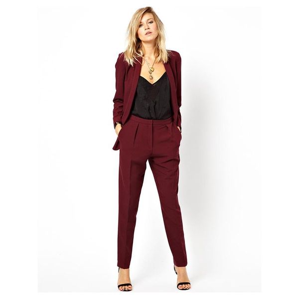 новая blazer работы носить формальной куртку брюки костюм женщина бизнеса burgundy офис форменных дамы подходят 2 piece set женских, White
новая blazer работы носить формальной куртку брюки костюм женщина бизнеса burgundy офис форменных дамы подходят 2 piece set женских, White