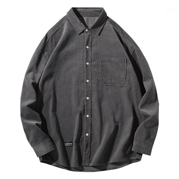 men's casual shirts riinr spring 2021 product corduroy shirt male long-sleeved solid color lapel simple shirt1, White;black
men's casual shirts riinr spring 2021 product corduroy shirt male long-sleeved solid color lapel simple shirt1, White;black