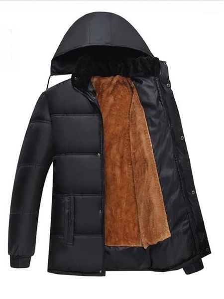winter plus velvet thick warm jacket men's loose cotton jacket men's plus size winter coat hooded cotton coat my051, Black
winter plus velvet thick warm jacket men's loose cotton jacket men's plus size winter coat hooded cotton coat my051, Black