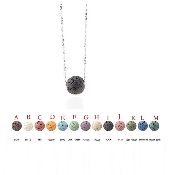 10mm colorful lava stone beads aromatherapy essential oil perfume diffuser pendant necklace collar jewelry, Golden;silver
10mm colorful lava stone beads aromatherapy essential oil perfume diffuser pendant necklace collar jewelry, Golden;silver