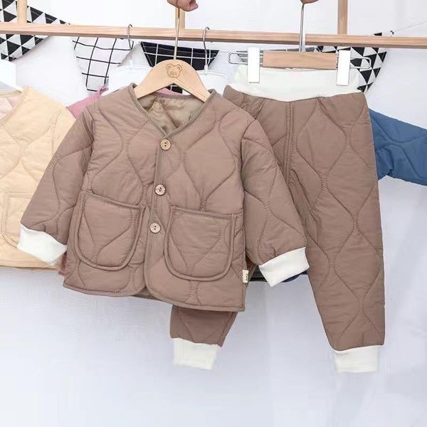 boys clothes set kids autumn winter suit baby girls jacket coat+pants 2pcs suit children clothing set toddlers warm infant, White
boys clothes set kids autumn winter suit baby girls jacket coat+pants 2pcs suit children clothing set toddlers warm infant, White
