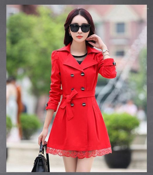 trench coat women double-breasted trenchcoat lace female autumn casual coats windbreaker outwear plus size raincoat, Tan;black
trench coat women double-breasted trenchcoat lace female autumn casual coats windbreaker outwear plus size raincoat, Tan;black