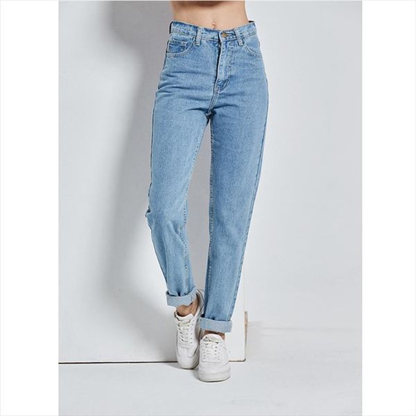 2020 брюки гарема старинные высокие талии джинсы женщина парня женские джинсы полная длина мама ковбой джинсовые штаны vaqueros mujer, Blue 
2020 брюки гарема старинные высокие талии джинсы женщина парня женские джинсы полная длина мама ковбой джинсовые штаны vaqueros mujer, Blue