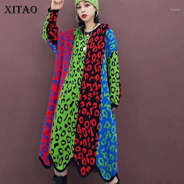 xitao patchwork print pattern dress women 2020 winter casual fashion new style temperament all match o neck women clothes zy18721, Black;gray
xitao patchwork print pattern dress women 2020 winter casual fashion new style temperament all match o neck women clothes zy18721, Black;gray