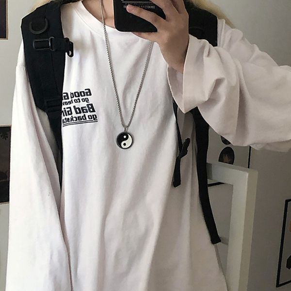 yuan suo wind tai chi pendant versatile net red dance accessories hip hop women fashion ins street necklace man, Silver
yuan suo wind tai chi pendant versatile net red dance accessories hip hop women fashion ins street necklace man, Silver