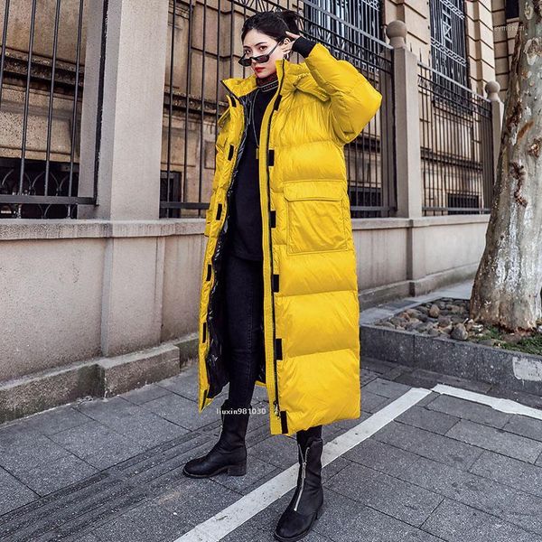 women's down & parkas 2021 winter glossy parka sports warm jacket women oversize loose long coat plus size hooded cotton female1, Black
women's down & parkas 2021 winter glossy parka sports warm jacket women oversize loose long coat plus size hooded cotton female1, Black