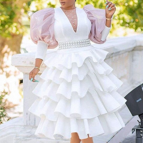 women's plus size a line dress solid color round neck layered long sleeve spring summer basic vintage prom dresses midi dress party dat, Black
women's plus size a line dress solid color round neck layered long sleeve spring summer basic vintage prom dresses midi dress party dat, Black