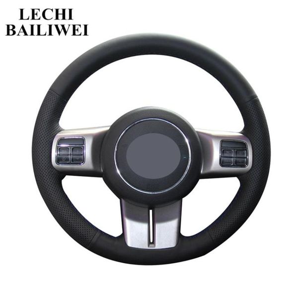 black artificial leather hand-stitched car steering wheel cover for grand wrangler 2012-2014
black artificial leather hand-stitched car steering wheel cover for grand wrangler 2012-2014