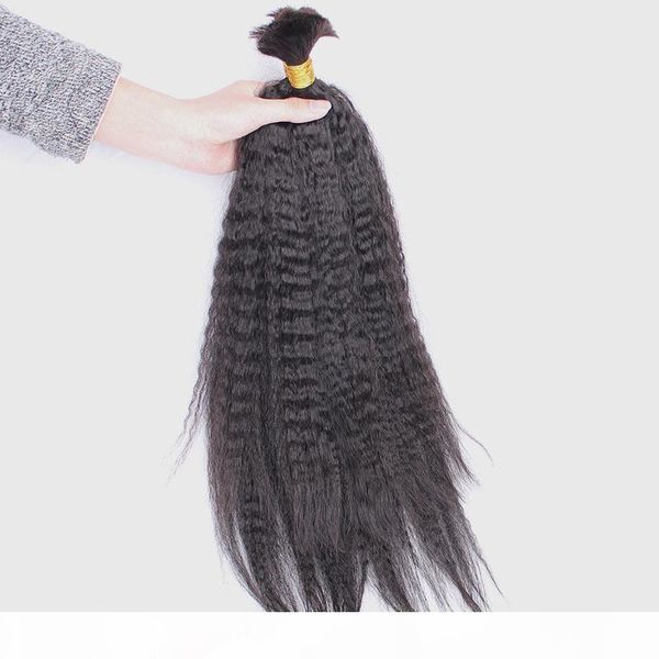 exquisite kinky straight bulk braiding hair no weft brazilian coarse yaki human hair extensions in bulk 3 bundles deal for micro braid, Black
exquisite kinky straight bulk braiding hair no weft brazilian coarse yaki human hair extensions in bulk 3 bundles deal for micro braid, Black