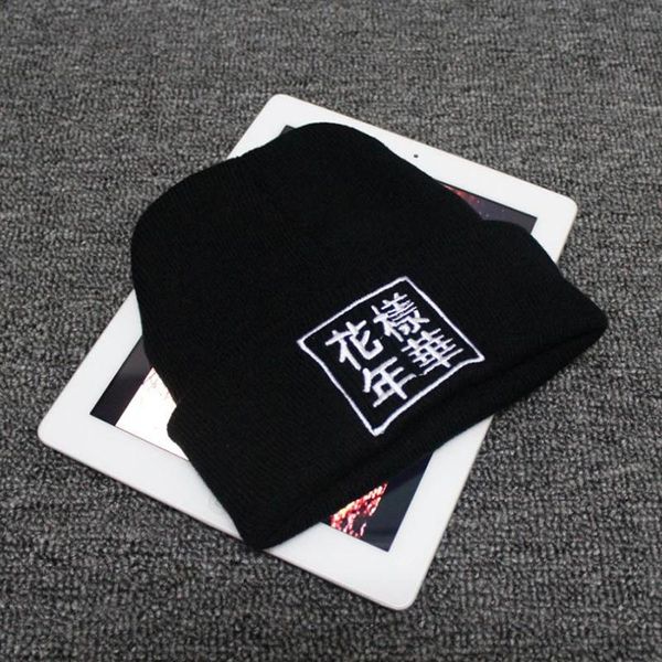 warm for autumn winter knitted cap k- bangtan boys hat men embroidery european style wool black fashion casual hats kg-149
warm for autumn winter knitted cap k- bangtan boys hat men embroidery european style wool black fashion casual hats kg-149