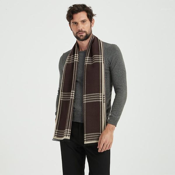 scarves 2021 winter imitation cashmere scarf men's long jacquard double-sided warm scarf1, Blue;gray
scarves 2021 winter imitation cashmere scarf men's long jacquard double-sided warm scarf1, Blue;gray