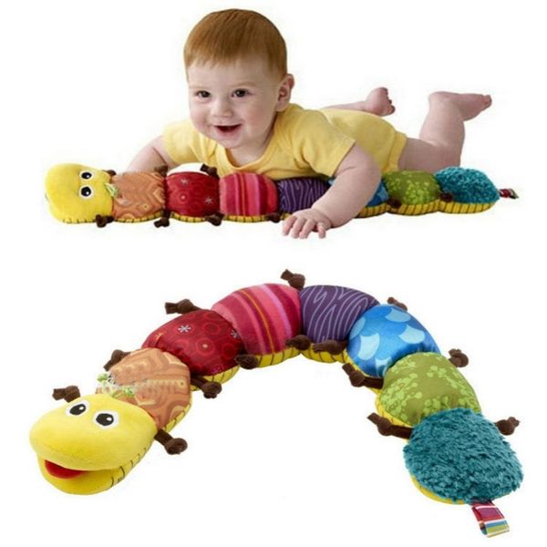 60cm children's soft stuffed toys coffee color feet caterpillars music insects plush toys with ringing paper for baby y200428
60cm children's soft stuffed toys coffee color feet caterpillars music insects plush toys with ringing paper for baby y200428