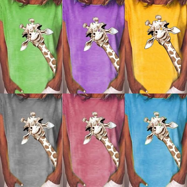 new multi color cartoon women print short sleeve giraffe new multi color cartoon pattern women print short t-shirt t-shirt sleeve giraffe pa, White
new multi color cartoon women print short sleeve giraffe new multi color cartoon pattern women print short t-shirt t-shirt sleeve giraffe pa, White