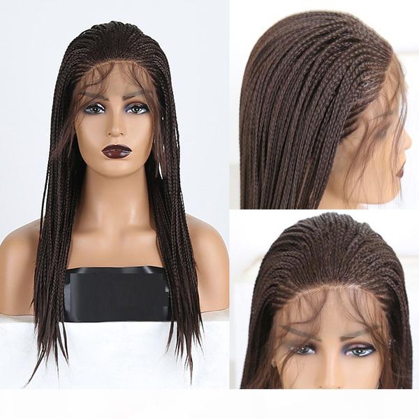 lace front wigs braided wigs for black women medium brown color long box braids heat resistant fiber hair glueless synthetic braided wig
lace front wigs braided wigs for black women medium brown color long box braids heat resistant fiber hair glueless synthetic braided wig