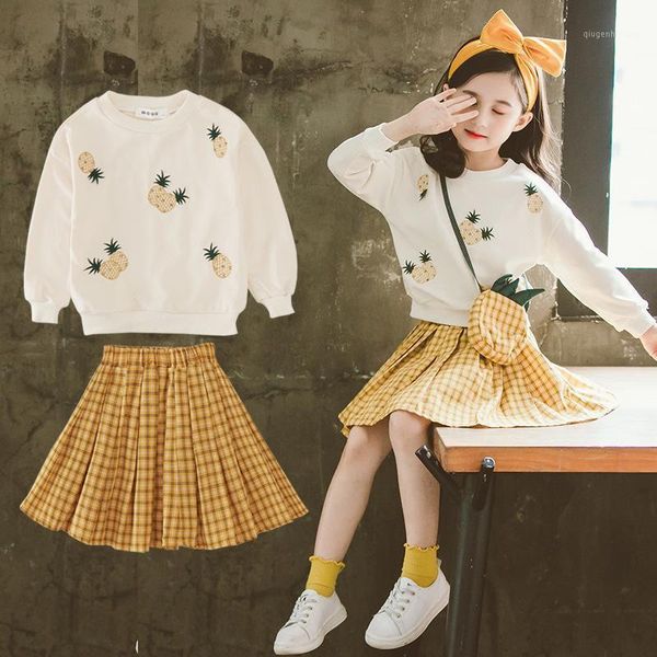 new spring autumn warm girls suit cotton sweater + dress 2pcs/sets teenage children's school clothing kids party, White
new spring autumn warm girls suit cotton sweater + dress 2pcs/sets teenage children's school clothing kids party, White