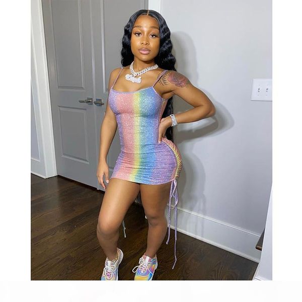 designer new women bodycon fashion sleeveless dresses summer girls shiny bling rainbow adjustable ladies night party club dress clothes, White;black
designer new women bodycon fashion sleeveless dresses summer girls shiny bling rainbow adjustable ladies night party club dress clothes, White;black