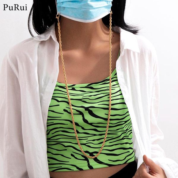 punk metal twisted rope chain mask necklace for women hip hop long necklaces chains mask holder neck jewelry christmas gifts, Silver
punk metal twisted rope chain mask necklace for women hip hop long necklaces chains mask holder neck jewelry christmas gifts, Silver