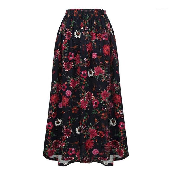 romacci vintage long skirt floral print elastic waist boho maxi skirt pocket casual a-line pleated skirts womens jupe femme 20181, Black
romacci vintage long skirt floral print elastic waist boho maxi skirt pocket casual a-line pleated skirts womens jupe femme 20181, Black
