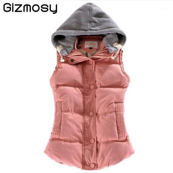 vest women autumn winter waistcoat hooded thick warm down cotton vests wool collar vest female plus size jacket&outerwear sy0451, Black;white
vest women autumn winter waistcoat hooded thick warm down cotton vests wool collar vest female plus size jacket&outerwear sy0451, Black;white