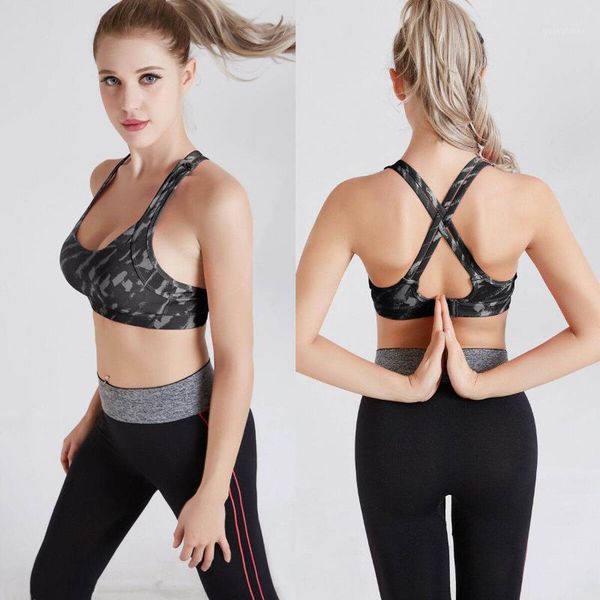 gym clothing lady women sports bra workout tank stretch female seamless wireracerback fitness padded professional vest1, White;black
gym clothing lady women sports bra workout tank stretch female seamless wireracerback fitness padded professional vest1, White;black