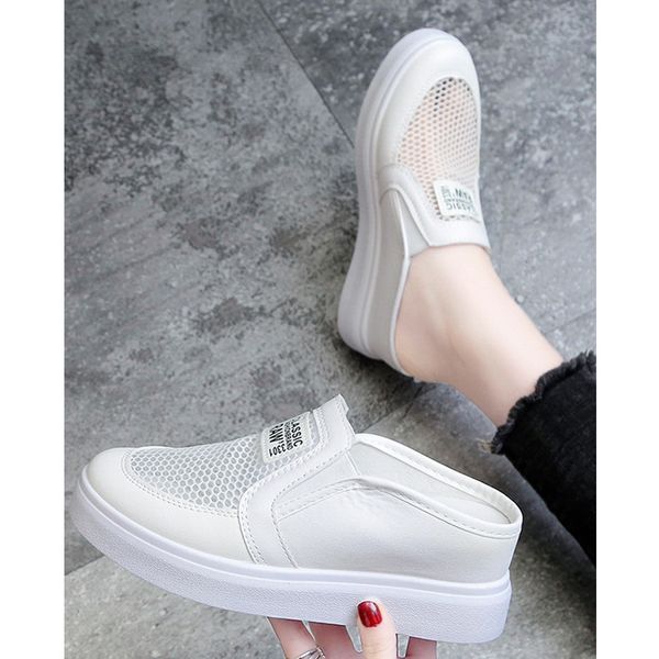 female summer wear outside 2020 new han edition is increased in the bottom thick gauze baotou air lazy women slippers x1020, Black
female summer wear outside 2020 new han edition is increased in the bottom thick gauze baotou air lazy women slippers x1020, Black