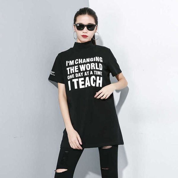 high printed fall neck 2019 t-shirt new personalized fashion large pullover cotton bottomed 19-3015, Black;gray
high printed fall neck 2019 t-shirt new personalized fashion large pullover cotton bottomed 19-3015, Black;gray