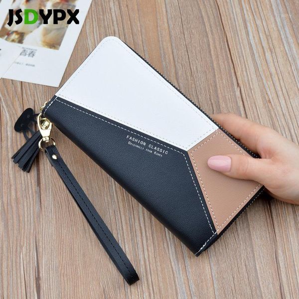 wallets geometric pu leather long for women zipper coin purses tassel design clutch wallet female money holder1, Red;black
wallets geometric pu leather long for women zipper coin purses tassel design clutch wallet female money holder1, Red;black