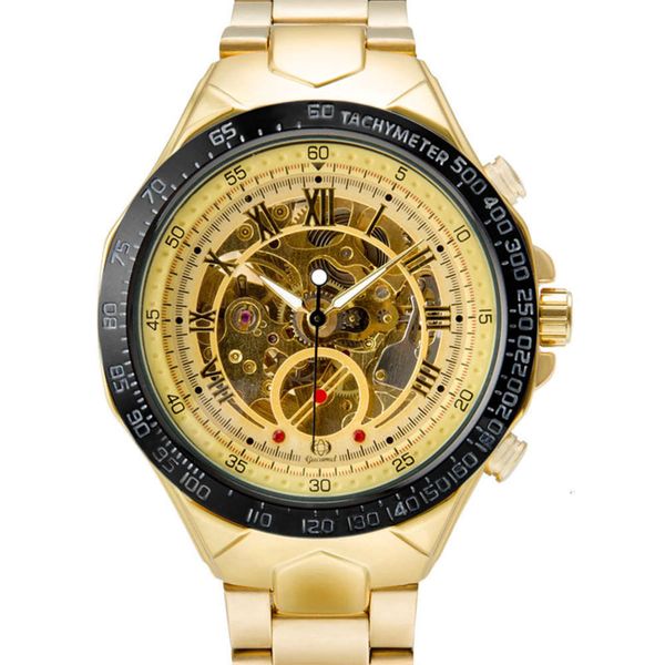 hollow of gutuo men's watch automatic production all gold mechanical watch fashion business men's watch, Slivery;brown
hollow of gutuo men's watch automatic production all gold mechanical watch fashion business men's watch, Slivery;brown