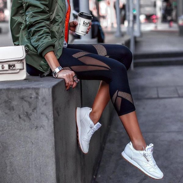 yoga outfits girl leggins sport leggings pants women mesh fitness running sportswear sports d35, White;red
yoga outfits girl leggins sport leggings pants women mesh fitness running sportswear sports d35, White;red