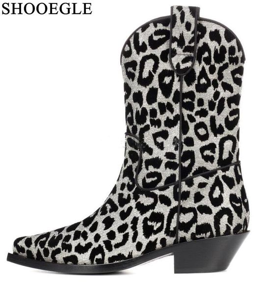 boots shooegle shoes woman bright velvet leopard pointed toe slip on mid-calf booties for women low heel autumn boats, Black
boots shooegle shoes woman bright velvet leopard pointed toe slip on mid-calf booties for women low heel autumn boats, Black