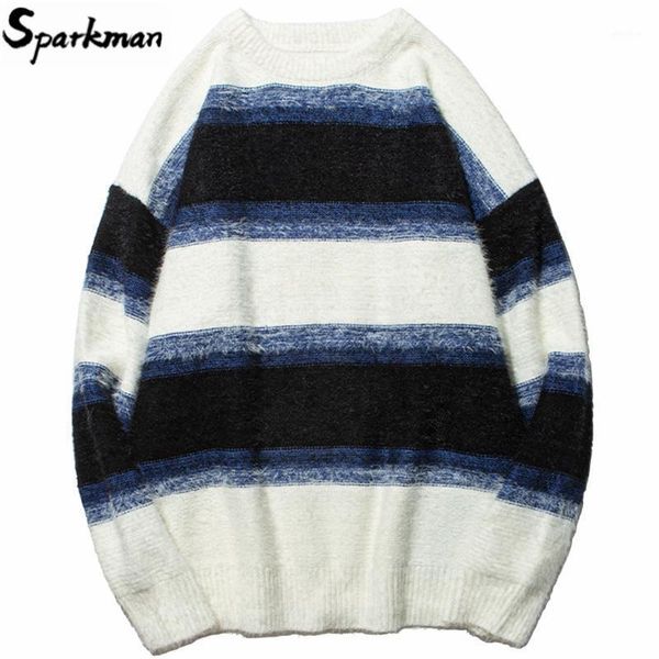 2020 mens vintage retro knitted sweater hip hop streetwear gradient striped sweater pullover harajuku cotton casual pullover1, White;black
2020 mens vintage retro knitted sweater hip hop streetwear gradient striped sweater pullover harajuku cotton casual pullover1, White;black