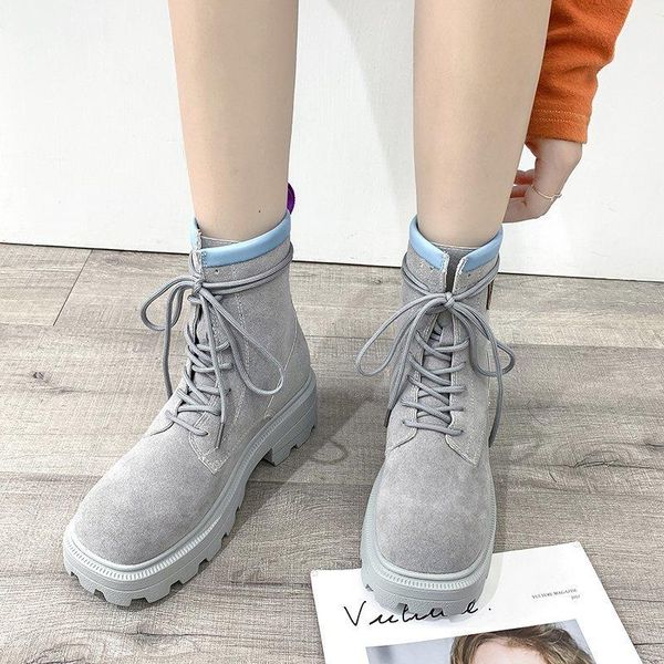 new boots ankle for women 2020 autumn motorcycle boots thick heel ankle shoes woman round toe fashion lace-up, Black
new boots ankle for women 2020 autumn motorcycle boots thick heel ankle shoes woman round toe fashion lace-up, Black
