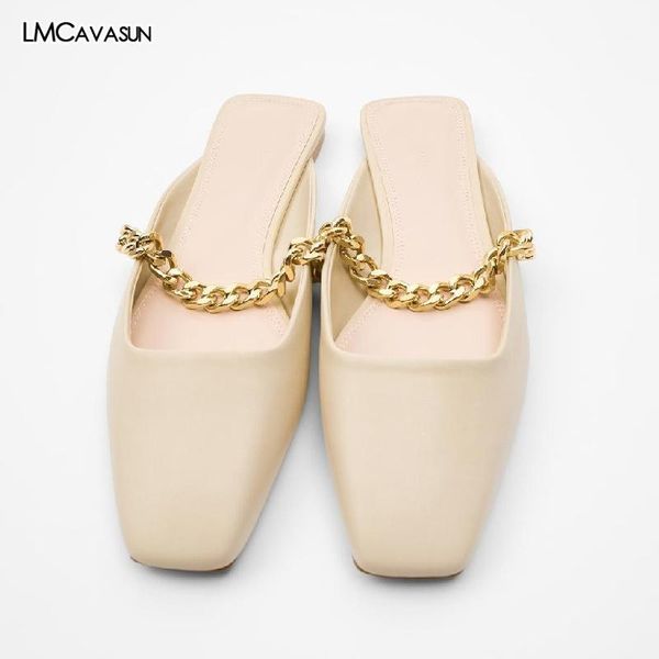 slippers lmcavasun women's shoes 2021 mary jane mules chain decoration flat half sandals single1, Black
slippers lmcavasun women's shoes 2021 mary jane mules chain decoration flat half sandals single1, Black