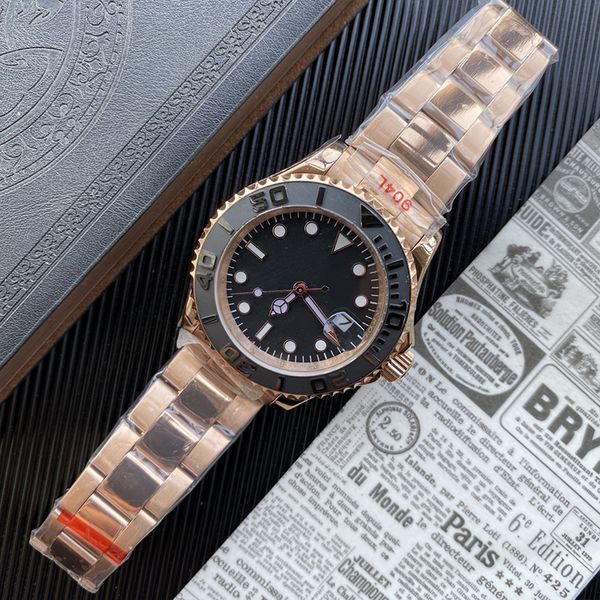 wristwatches factory mens watches automatic mechanical 40mm watch stainless steel blue black ceramic sapphire super luminous montre de luxe, Slivery;brown
wristwatches factory mens watches automatic mechanical 40mm watch stainless steel blue black ceramic sapphire super luminous montre de luxe, Slivery;brown