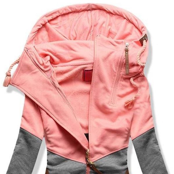surmiitro spring women jacket autumn winter oversized hooded sweatshirt zipper hoodies plus size coat female sweat femme 201016, Black
surmiitro spring women jacket autumn winter oversized hooded sweatshirt zipper hoodies plus size coat female sweat femme 201016, Black