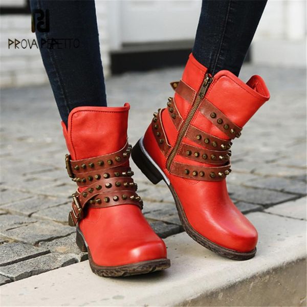 Prova Perfetto Punky Style Ankle Boots for Women Gladiator Riding Boots Platform Rubber Shoes Woman Autumn Winter Flat Booties, Black
Prova Perfetto Punky Style Ankle Boots for Women Gladiator Riding Boots Platform Rubber Shoes Woman Autumn Winter Flat Booties, Black