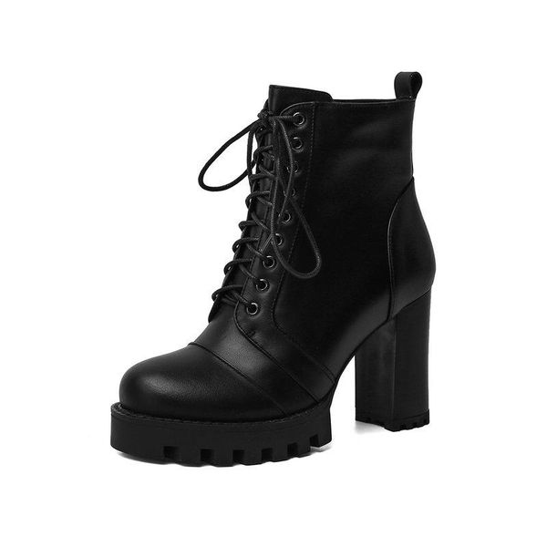 boots short women antumn winter party basic shoes woman rouned toe plus size cross-tied ankle 40 41 42, Black
boots short women antumn winter party basic shoes woman rouned toe plus size cross-tied ankle 40 41 42, Black