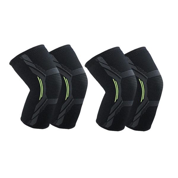 2 pcs breathable basketball football sports kneepad high elastic volleyball knee pads brace training support protect, s & m kg-389, Black;gray
2 pcs breathable basketball football sports kneepad high elastic volleyball knee pads brace training support protect, s & m kg-389, Black;gray