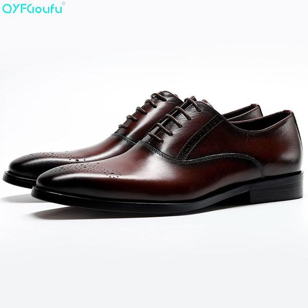 qyfcioufu genuine cow leather wedding shoes man fashion carving dress shoes oxfords black red wine lace-up italian brand
qyfcioufu genuine cow leather wedding shoes man fashion carving dress shoes oxfords black red wine lace-up italian brand