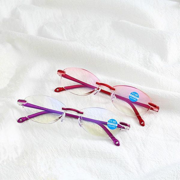 2020 blue light block reading glasses rimless presbyopia hyperopia magnifier frameless glasses + 1.0, to +4.0, White;black
2020 blue light block reading glasses rimless presbyopia hyperopia magnifier frameless glasses + 1.0, to +4.0, White;black
