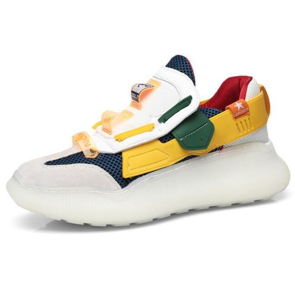 thick bottom men's leisure shoes mesh breathable fashion sneakers luxury male hip hop punk board shoes web celebrity trainers, Black
thick bottom men's leisure shoes mesh breathable fashion sneakers luxury male hip hop punk board shoes web celebrity trainers, Black